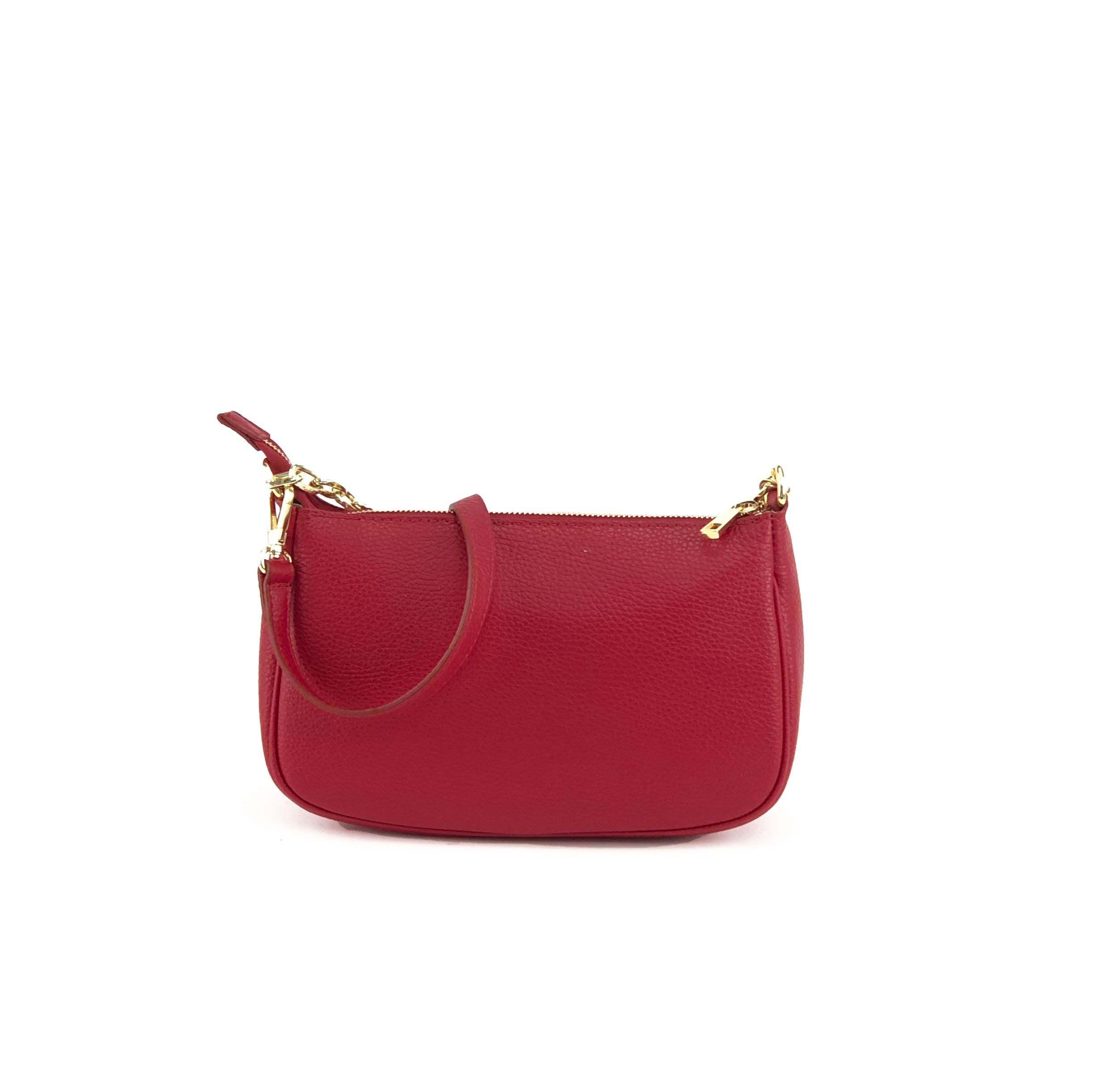 Giulia leather bag (red) – Pratesi Shoes