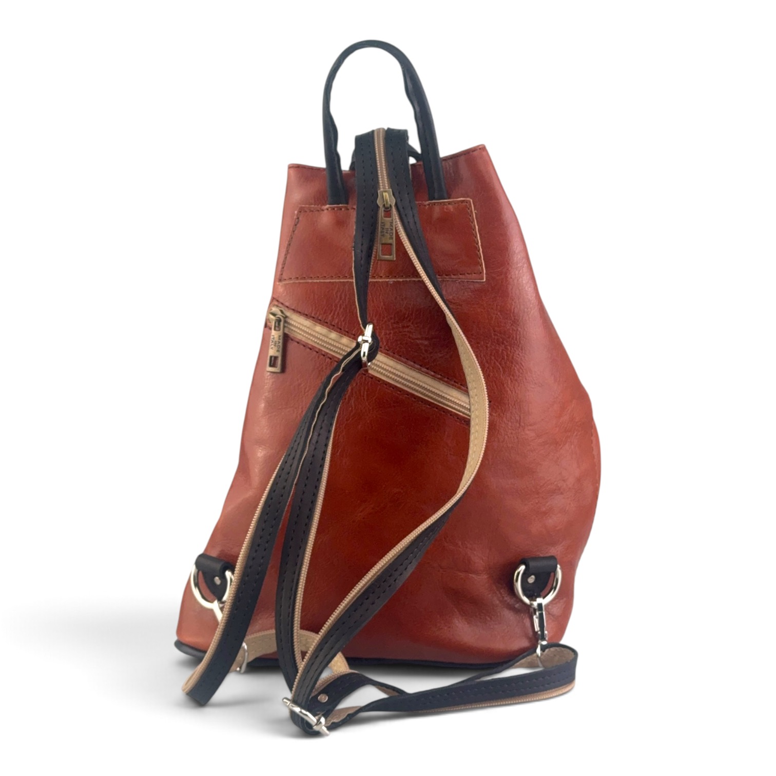 zaino in pelle cuoio chiusura nodo retro zaino in pelle cuoio chiusura nodo retro